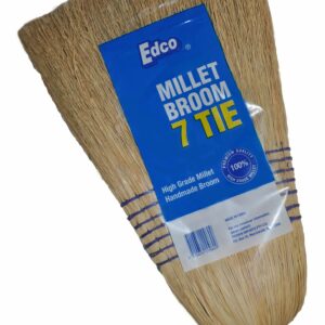 10190 Edco 7 Tie Millet Broom With Handle.jpg