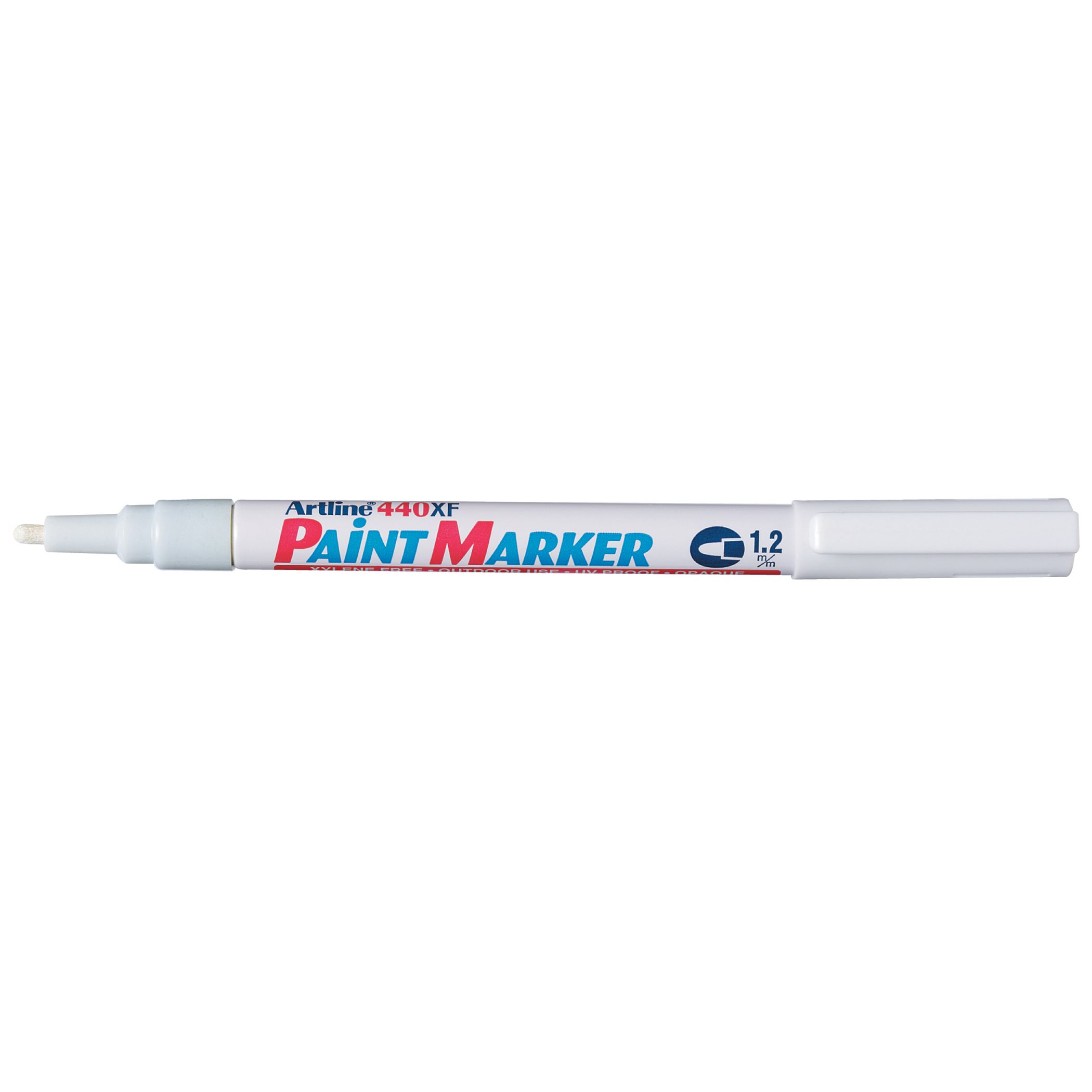 Artline 440Xf Paint Marker Fine Bullet 1.2mm White - Asterix Wholesale