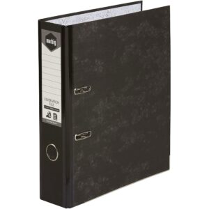 Lever Arch Binders-Reinforced-Portrait-2 Ring-A4-75mm-PaperCardboard-Marbig-Lever Arch-Black-18710.jpg