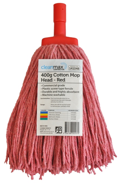 Mop Heads-Red-Regular Item-Poly Cotton-Cleanmax-14268.jpg